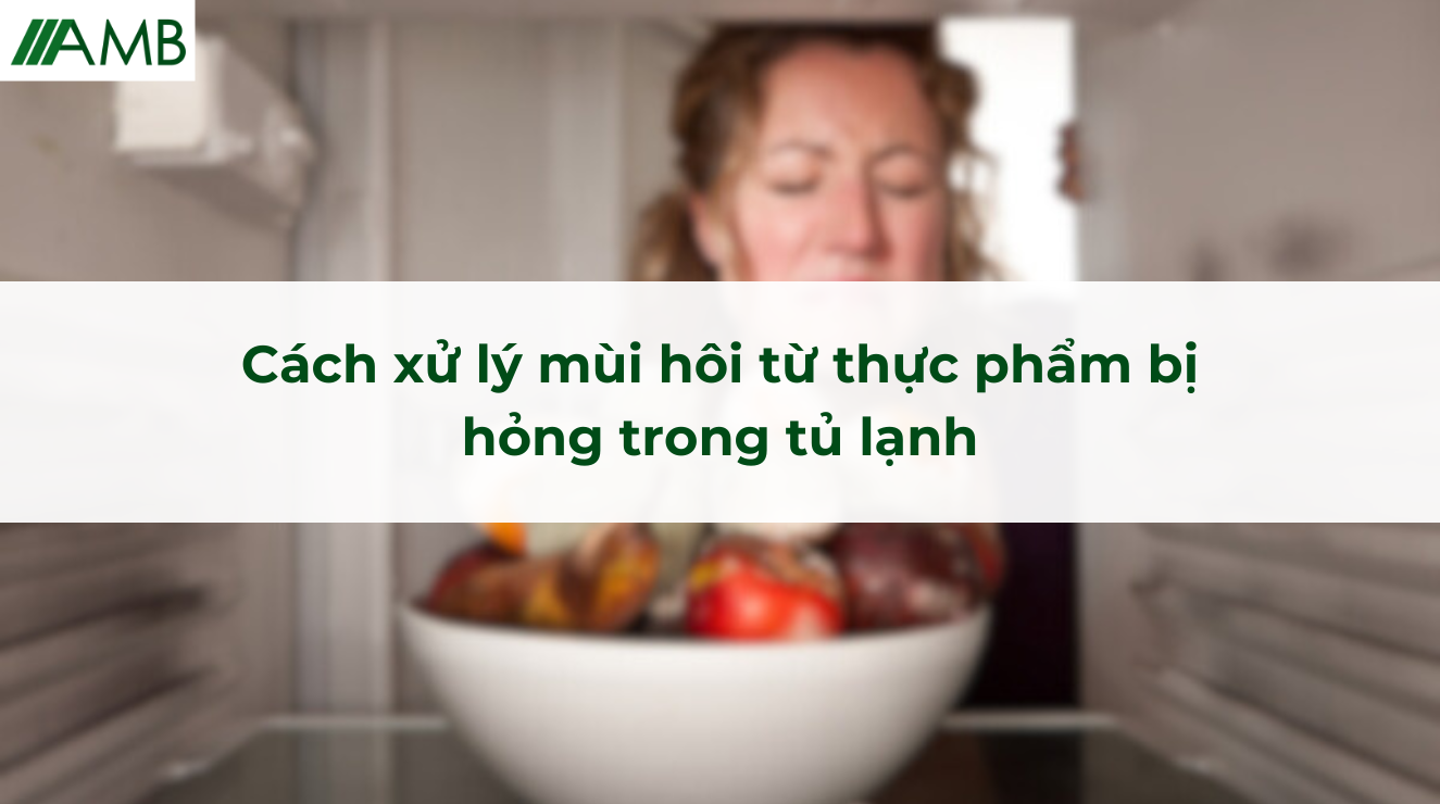 Cách xử lý mùi hôi từ thực phẩm bị hỏng trong tủ lạnh