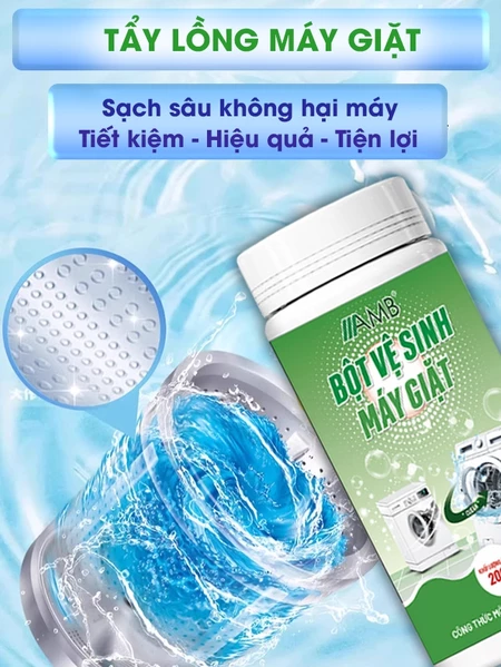 Bột vệ sinh máy giặt AMB