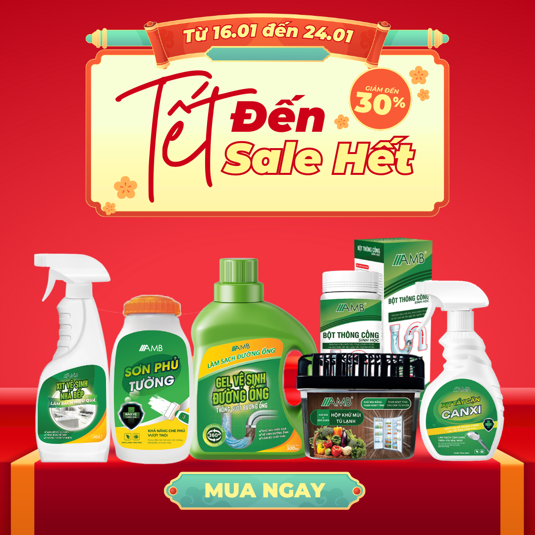 Dọn dẹp nhà cửa sạch sẽ cùng AMB