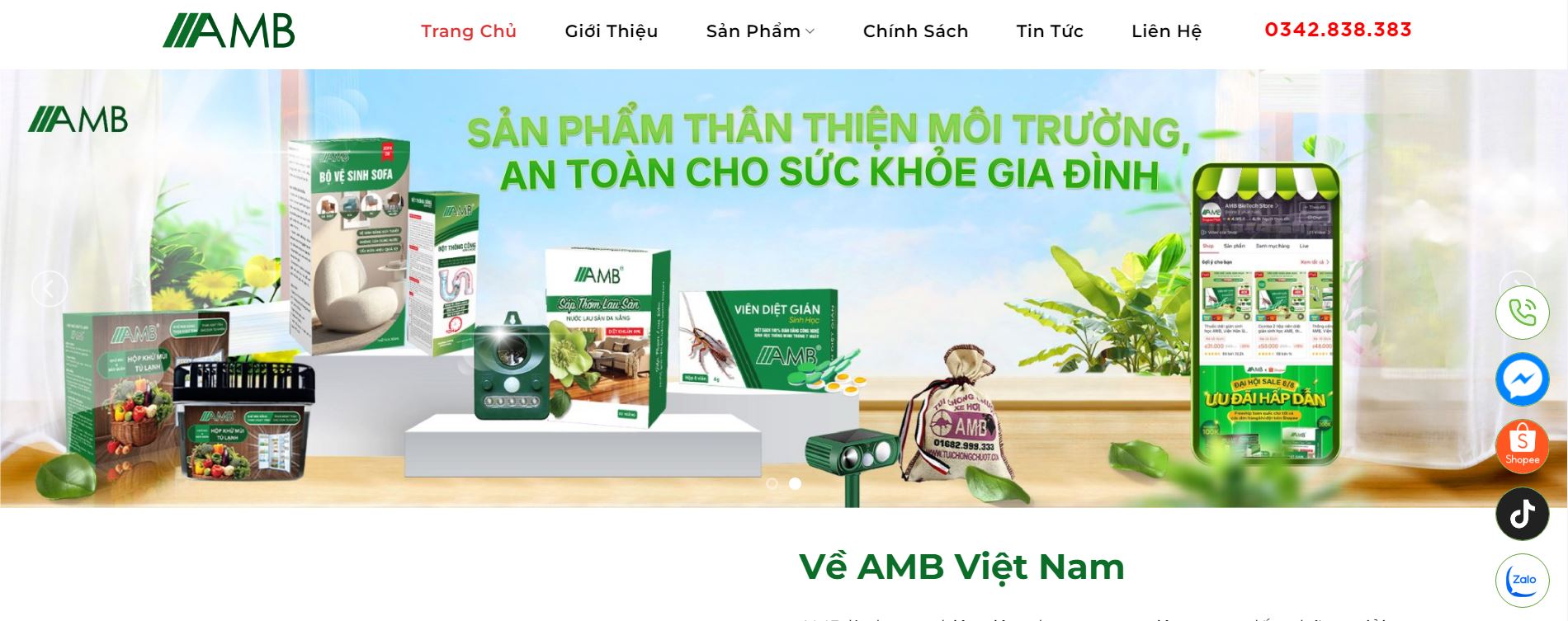 Website chính thức của AMB Việt Nam
