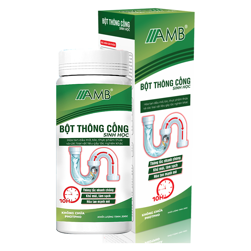 Sử dụng bột thông cống