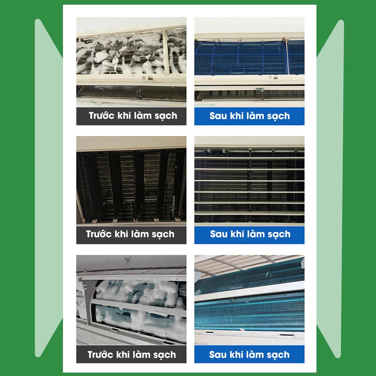 Hiệu quả sau khi vệ sinh điều hoà